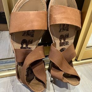 SOREL sandals size 6.5 used 2-3 times ..